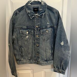 Jean Jacket Distressed Men’s Sizes Medium & Large NWT